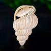 Luxury Rhinestone Conch Brooches for Women Unisex Enamel Sea Animal Pins Event Party New Gifts Decoration Clothes Accessories