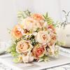 30cm Pink Imitation Rose Peony Flower Decorations Birthday Party Supplies Garden Decorations Spring and Summer Home Decorations