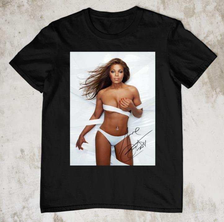 Janet Jackson Singned t shirt, HOT - BEST, Vintage shirt/ July gift Unisex T-Shirt XXXXL