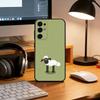 Shaun the Sheep Phone Case For Samsung S25,S24,S21,S22,S23,S30,Ultra,S20,Plus,Fe,Soft Silicone Black Cover