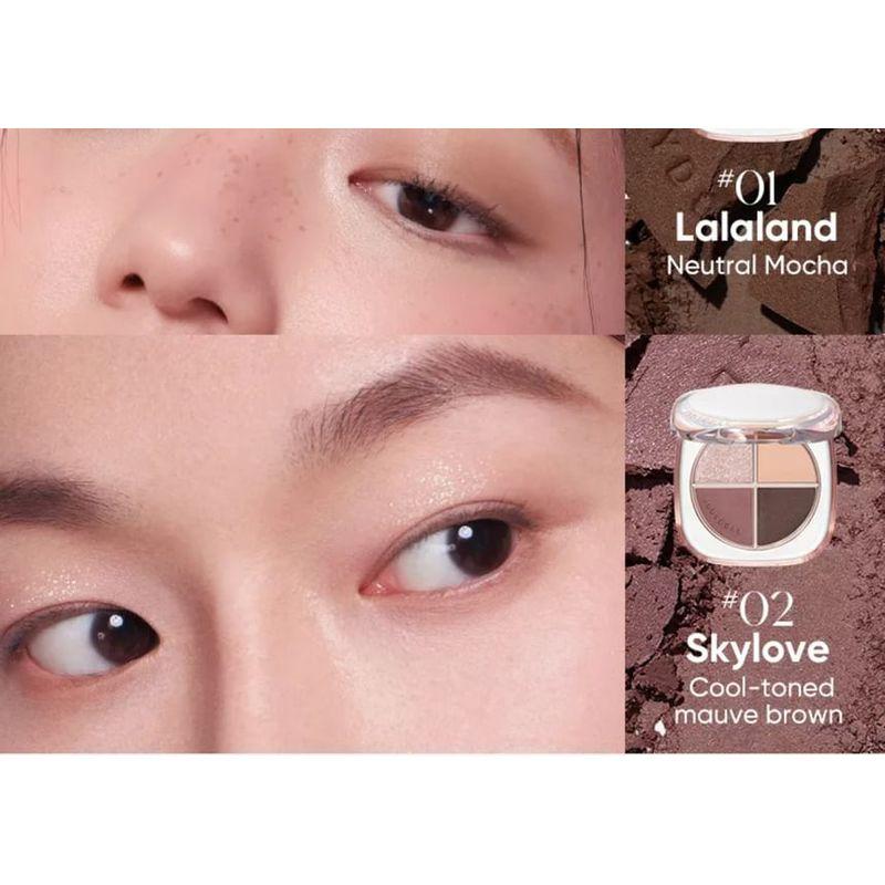 Judydoll - Glazed 4-Shade Eyeshadow Palette - 3 Colors