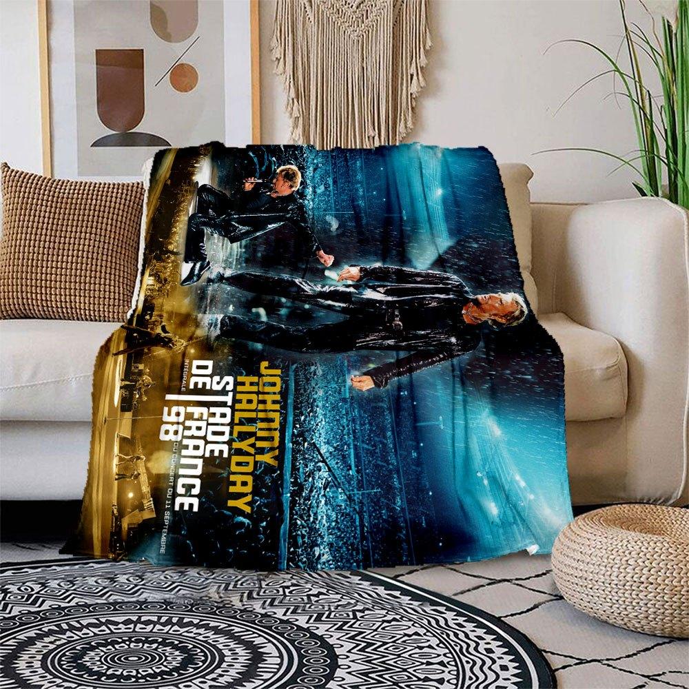 

Johnny Hallyday - Stade de France 1998 (Limited Edition) [Blu-ray]Blanket Flannel Throw Blanket for Sofa, Bed, Travel, Camping, Office, Couc 150x180cm