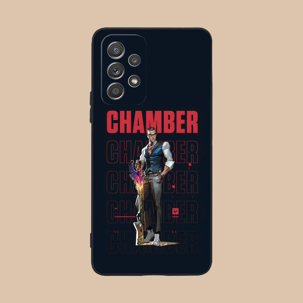 

Valo Chamber Phone Case for Samsung Galaxy M55 54 42 35 34 33 32 23 22 15 14 13 12 F55 5G Soft TPU Shockproof Cover Galaxy F04