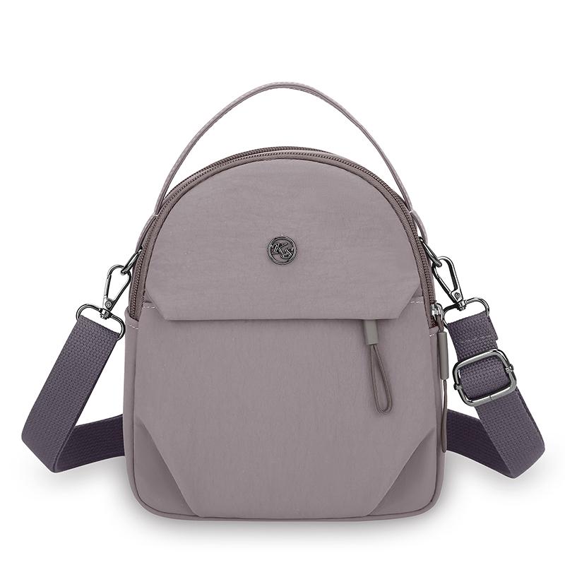 Women's Handbag Solid Color Shoulder Bag Waterproof Nylon Bag