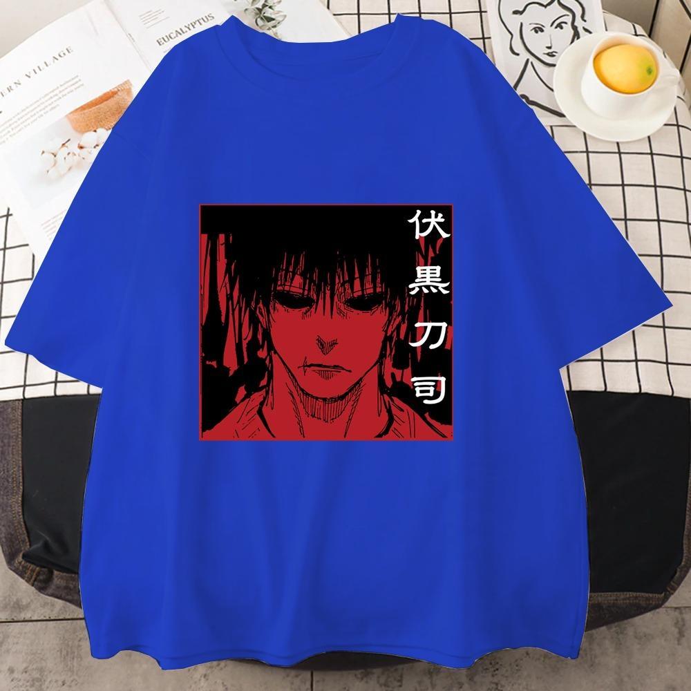 Hot Anime Fushiguro Toji Graphic Printed T-Shirt Men's Women's Outdoor Cool Street Round Neck Short Sleeve Harajuku T Shirt