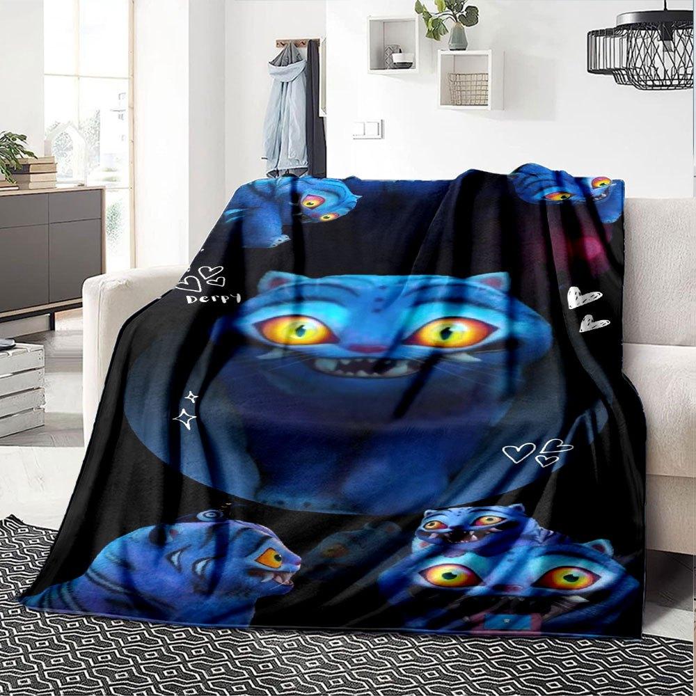 1pc Hunter X Kopo group - Themed Flannel Blanket - Suitable for Bed, Home Decor, Graduation Gifts, Easter, Back to School, ChristmasA69