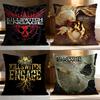 Popular K-Kkillswitch Engaged Cushion Cover Soft Washable Pillow Case Multi-Scene for Couch Bed Travel Office Use