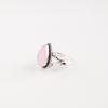 Natural Rose Chalcedony Gemstone 925Sterling Silver Jewelry Handmade Women Ring RR-57-20