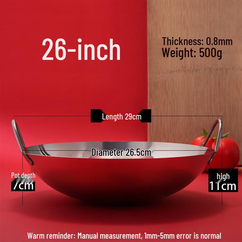 Треугольная Драконья Вок-сковорода из Нержавеющей Стали для Жарки