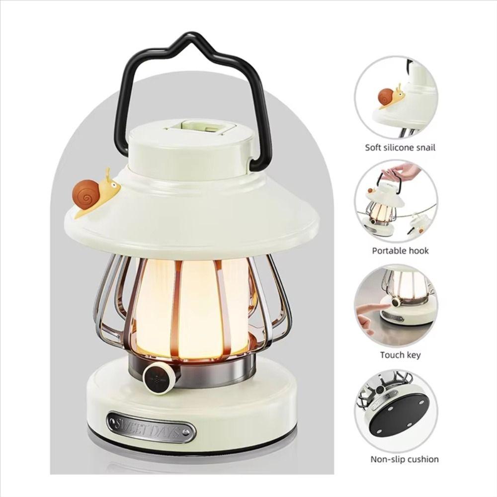 3 Colors Dimming Tent  Lamp Waterproof Emergency Survival Lights  Outdoor Camping Lights