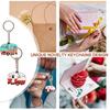 Yousheng Cartoon RV Shape Keychain, Contrasting Color Keyring Accessories for Travel Trailers, Enameled Metal Retro Camping Car