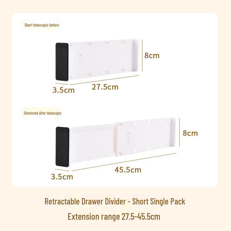 Выдвижной разделитель для ящиков и органайзер с отделениями для домашнего хранения