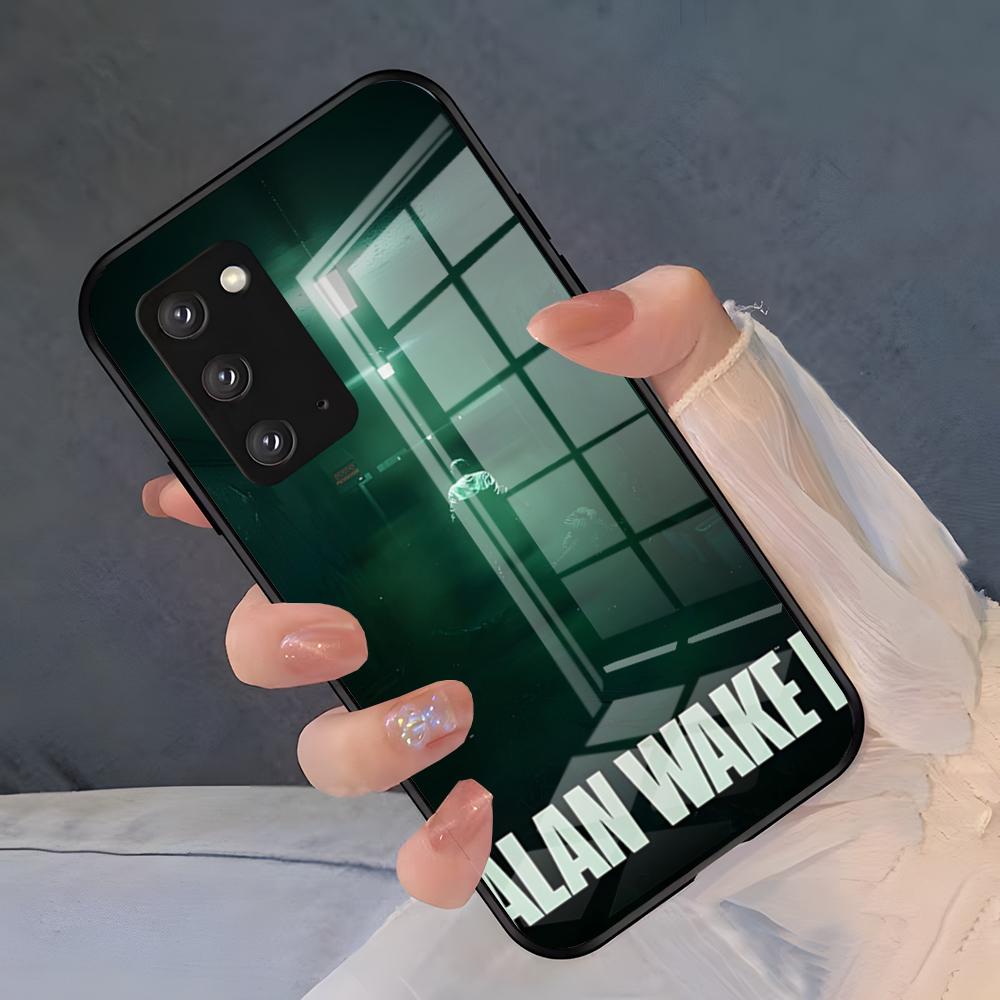 A-Alan Wake 2 Game Phone Case For Samsung S26 S25 Plus S20 S20 Plus S22 Ultra S23 FE S21 Plus S21 Ultra Glass Cover