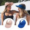 Women'S Wide Brim Sun Hat with Adjustable Drawstring Closure - Lightweight Breathable Summer Beach Hat, for Outdoor,Travel Accessory