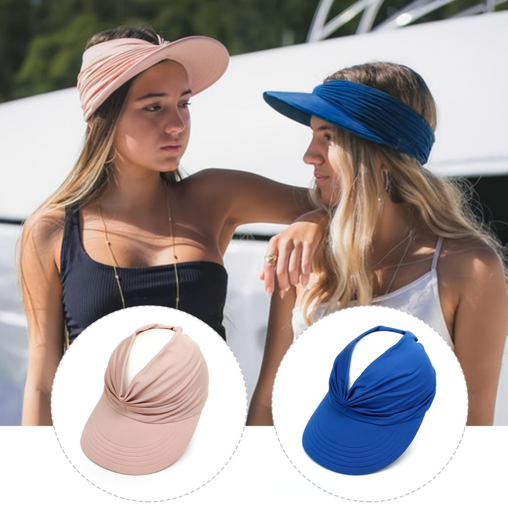 Women'S Wide Brim Sun Hat with Adjustable Drawstring Closure - Lightweight Breathable Summer Beach Hat, for Outdoor,Travel Accessory