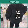 Jacket Hooded Down Mens Winter Thick Warm Cotton Jacket Cartoon Printed Letter Embroidery Zipper Coats Bread Jacket