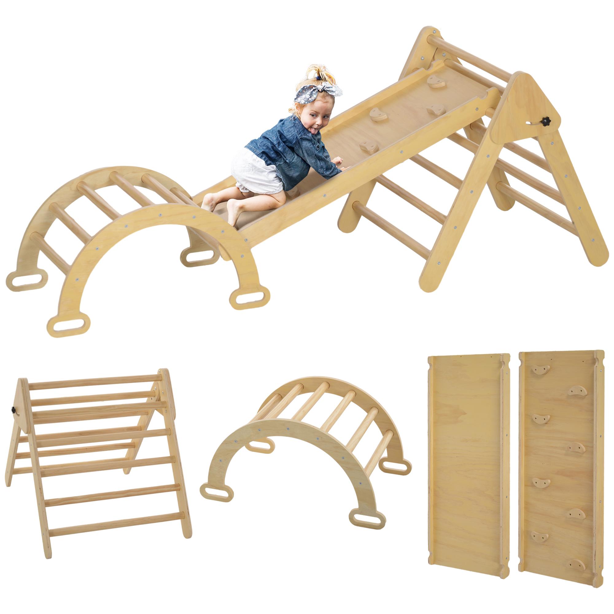 5 in 1 Folding Wooden Climbing