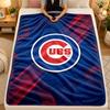 Flanell-DeckeChicago Cubs Warm Weich Überwurfdecke für Innen Sofa Bett Wohnzimmergebrauch