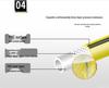 Eco-Friendly All-Season Soft Car Wash Water Hose with 4-Point PVC Pipe & Spray Gun