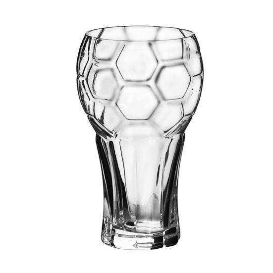 Soccer Beer Glass 600ml Football Embossed Pint Cup
