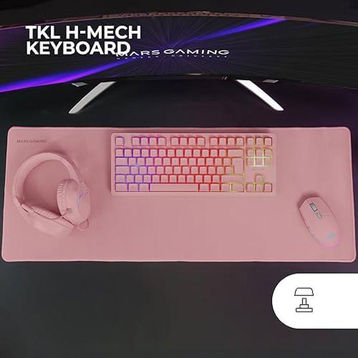 Ensemble de jeu - MARS GAMING - MCP-RGB3 - Clavier TKL RGB - Souris RGB 3200 DPI - Casque Over-Ear RGB
