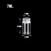 Hoshiumi Glass Miniature Glass Small Bottles for with Spiral Aluminum 22 x 40 7 Set of 10 Bottles, Bottles, Trinkets, Lids, Airtight, mm, ml,