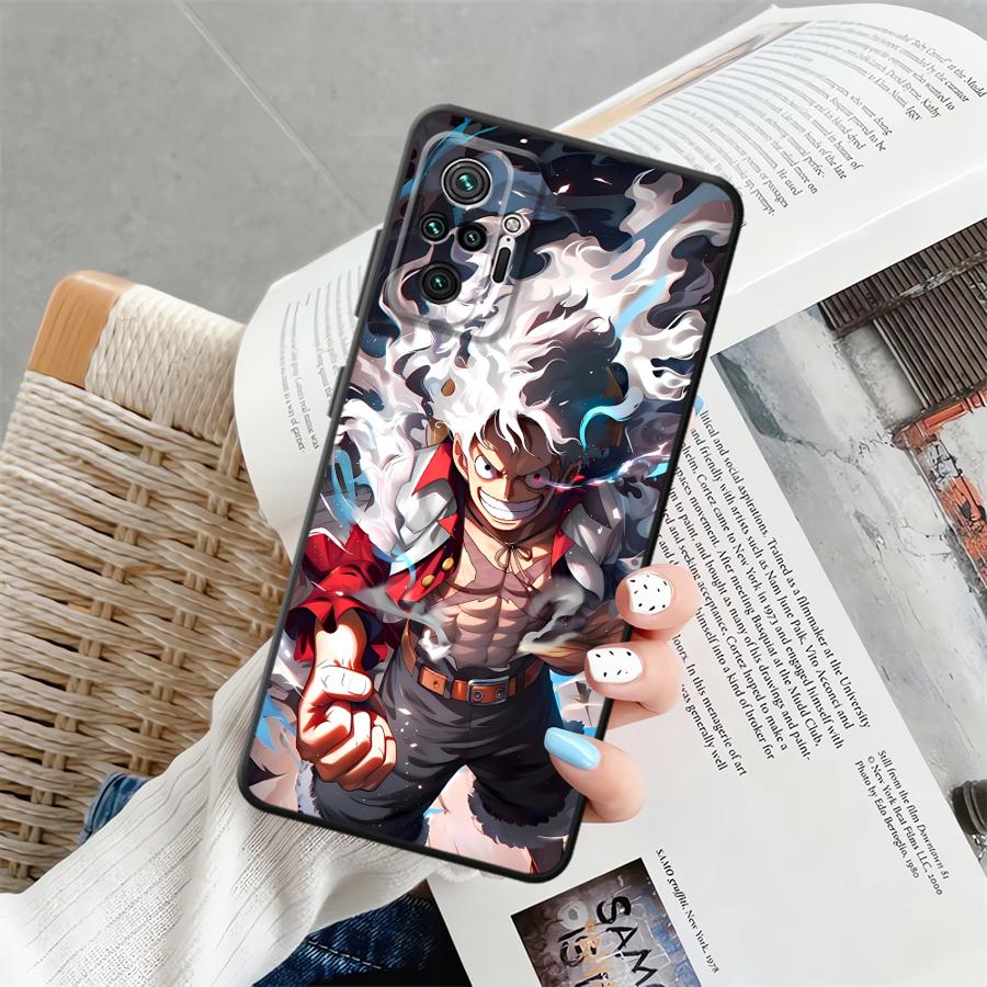 Cool Luffy Anime Case for Xiaomi Redmi Note 9s 10S 11 13 12 Pro Plus 10 9 8 Pro 11S 12S Funda Phone Cover