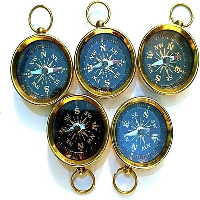 10pcs Marine Pocket Compass Set Survival Hiking Boy Scout Compass