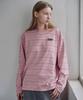MALOUPE 5107 Regular Striped T-Shirt (Pink)