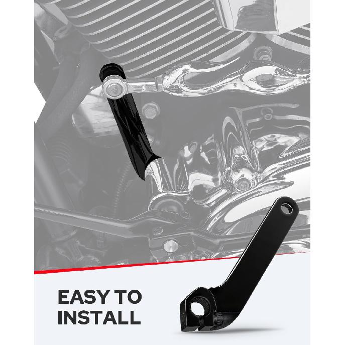 Benlari Inner Shift Lever, 304 Stainless Steel Inner Shift Rod Lever Fit For Harley Davidson Touring Electra Glide Road Glide Road King Street Glide