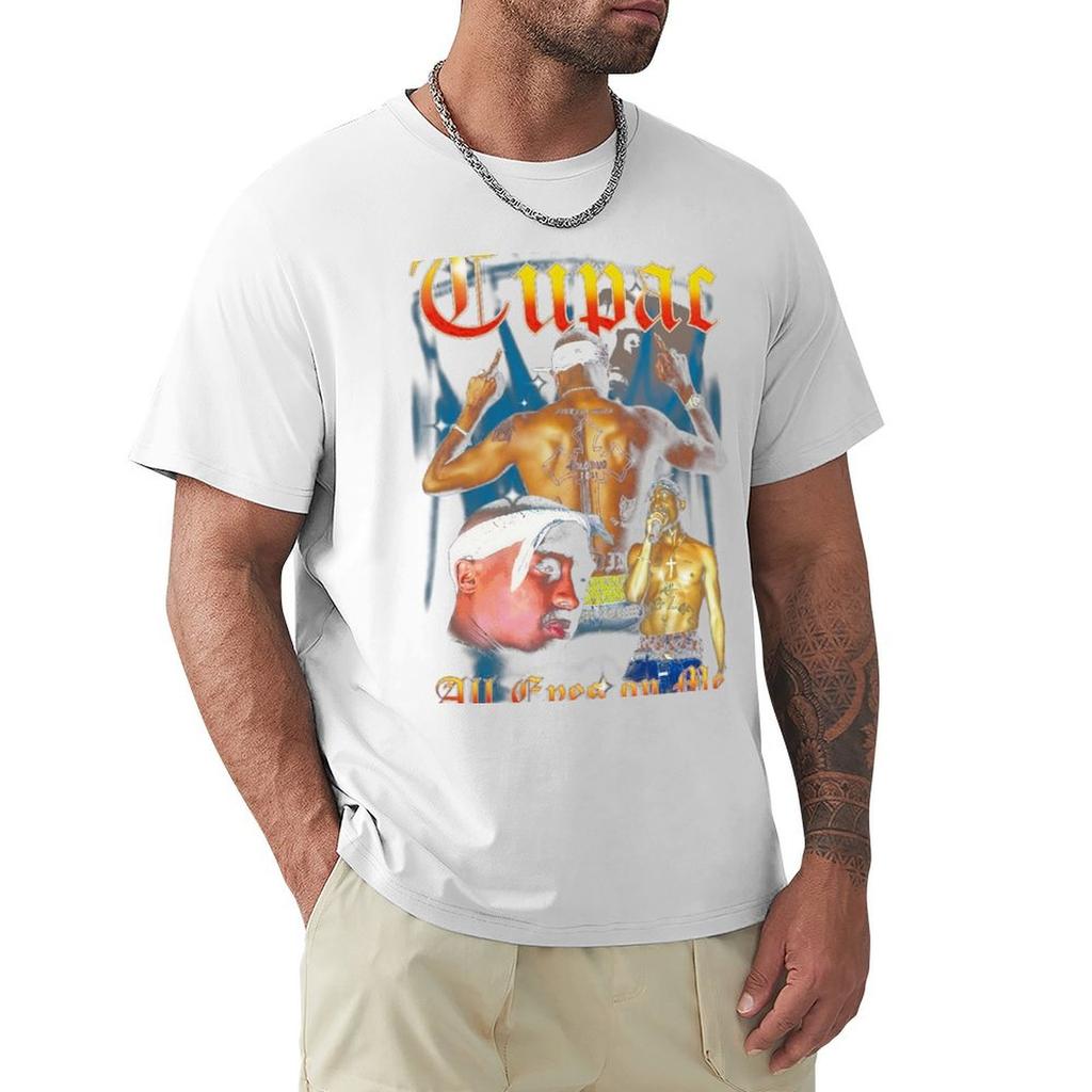 TUPAC TShirt Classic Crew Neck Cotton TShirt
