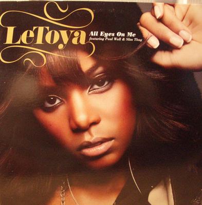 12inch Record LETOYA - All Eyes On Me SPRO38235 Capitol Records 2005 US Soul/Funk Used