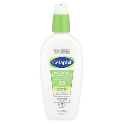 Daily Oil Free Facial Moisturizer, Sunscreen, Spf 35, Fragrance Free, 88 Ml (3 Fl Oz)