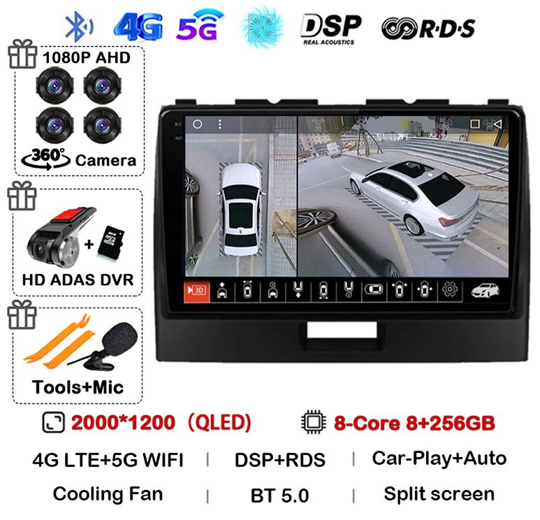 Android 14 Carplay For Suzuki Wagon R 2010 2011 2012 2013 2014 2015 2016 2017 2018 Car Radio Multimedia Video Player GPS Stereo