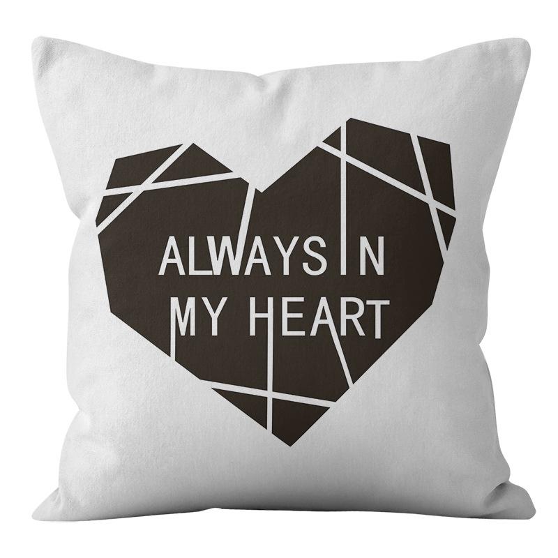 

Скандинавский Простой Черно-Белый Геометрический Абстрактный Наволочка для Подушки Домашняя Подушка для Дивана Наволочка 45 * 45Cm