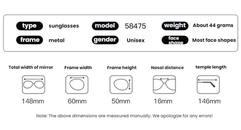 MAYBACH Sunglasses UV400 Protection Luxury Brand for Men and Women Classic Sun Glasses High Quality Eyewears Pilot Goggle 754