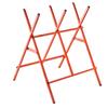 Saw Horses, 2 Pack Folding Work Horses, 117.9 kg Load Capacity Sawhorse with Heavy Duty Legs, Adjustable Height Saw Horse with Non-Slip Foot Pads, for