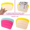 4 packs Poker card insertion tool, multifunctional, card storage and holding device, hands-free card box