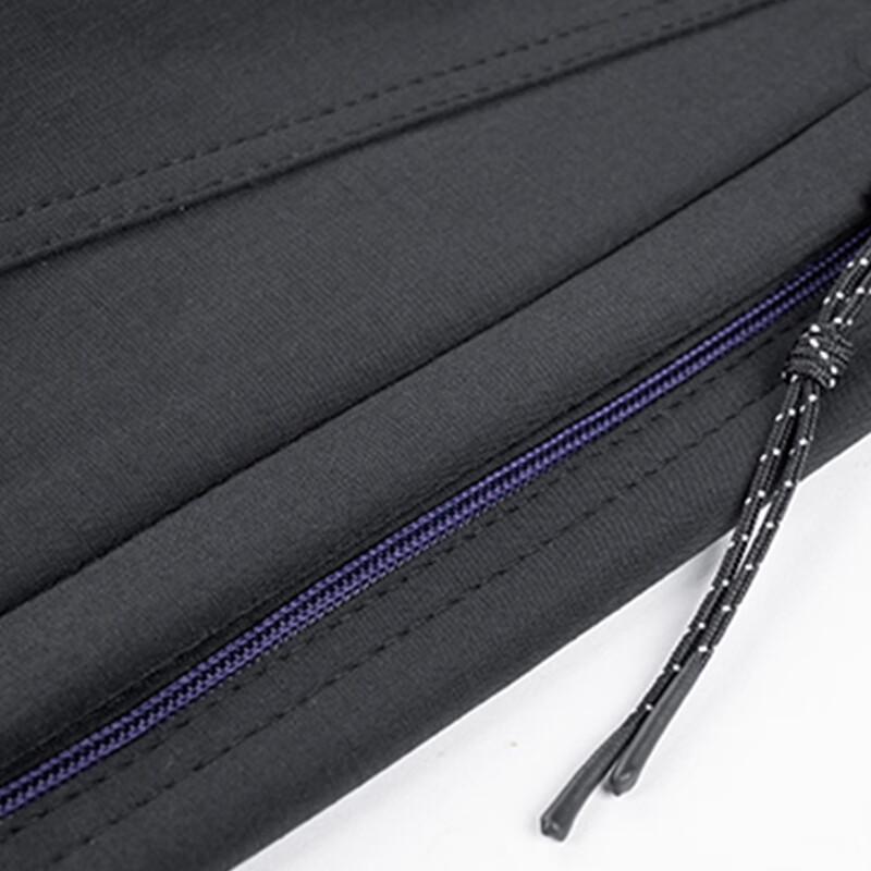 DelHui Men's Techwear Loose Straight Parachute Pants