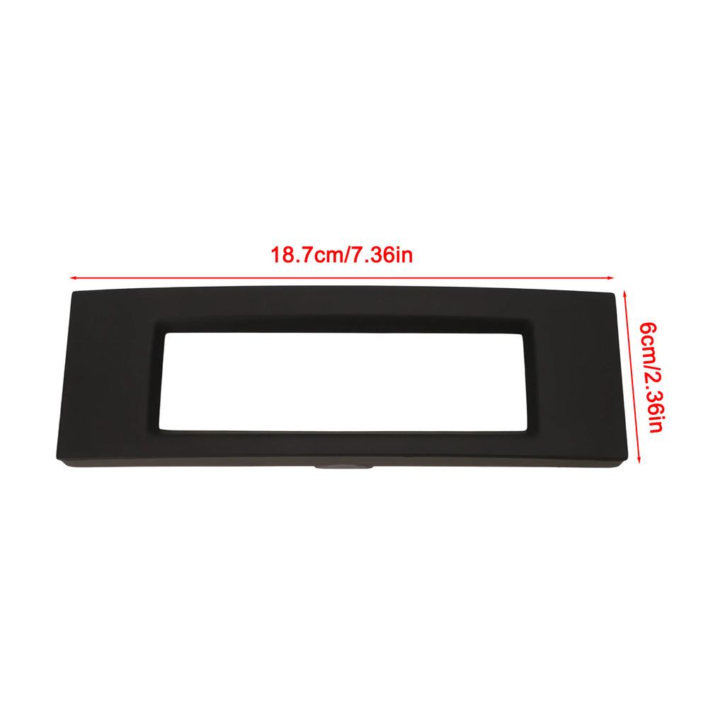 7.36*2.36in Black Frame Enclosure Detailed Quality Design Elegant Ambiance Upgrade Manual Measurement Deviation
