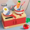 33Pcs/set Kids Kitchen Toy Set for Boys and Girls Cooking At Home Simulation Kitchenware Stove Birthday Gift Children Kitchen