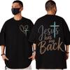 Christelijke Jezus Bijbelvers Grafische T-shirts Harajuku Y2k Esthetisch Oversized T-shirt Mannen Vrouwen Kleding Casual Katoenen T-shirts