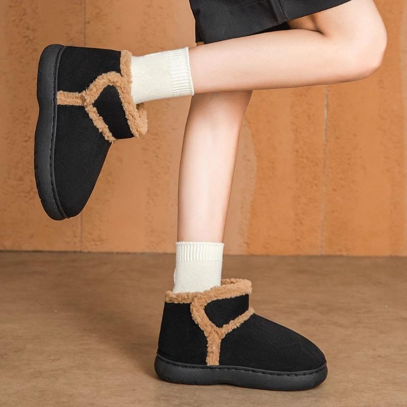 

Lamb wool snow boots women s new winter velvet thickened non-slip warm fur integrated wool cotton shoes women 36 -37 [Suitable for sizes 35-36]