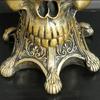 Alloy Skull-shape Resin Storage Jar Household Storage Porch Key Storage Cup