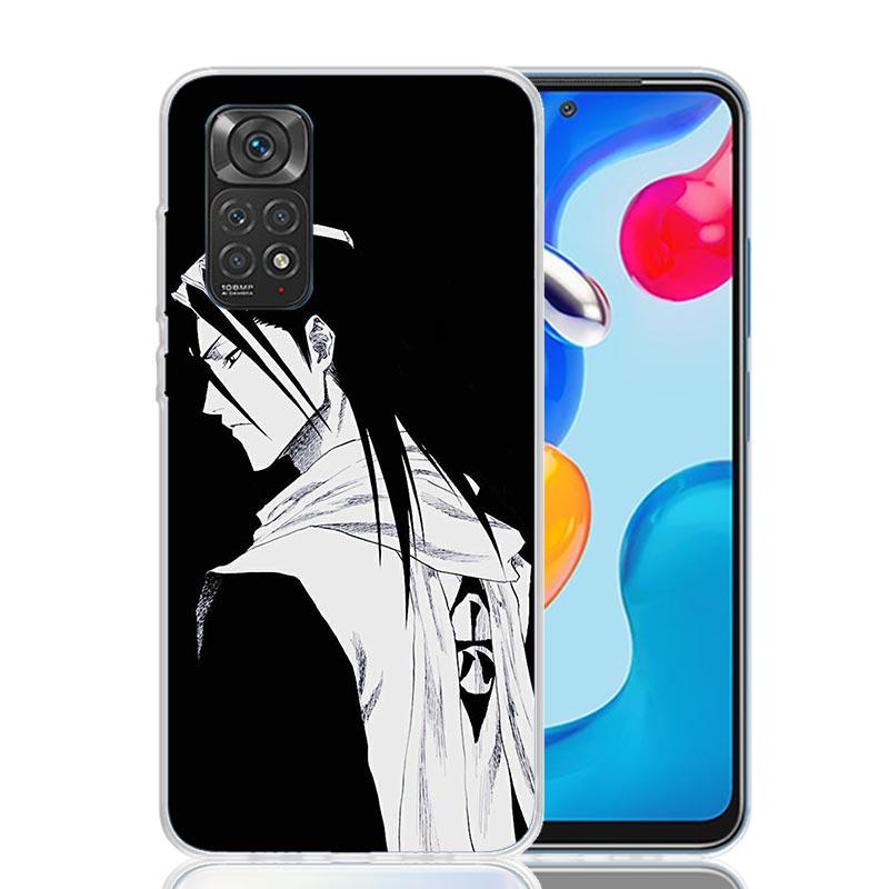 Bleach Kuchiki Byakuya Phone Case For Xiaomi Redmi Note 10 9 9S 8 8T 7 5 Mi 12T 11T 10T 9T 15 Pro 14 Ultra 12 11 Lite 11i 12X