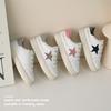 XSHX "Stars Dirty Bottom" Children's Board Shoes Spring and Autumn Boys and Girls Little White Shoes 2329