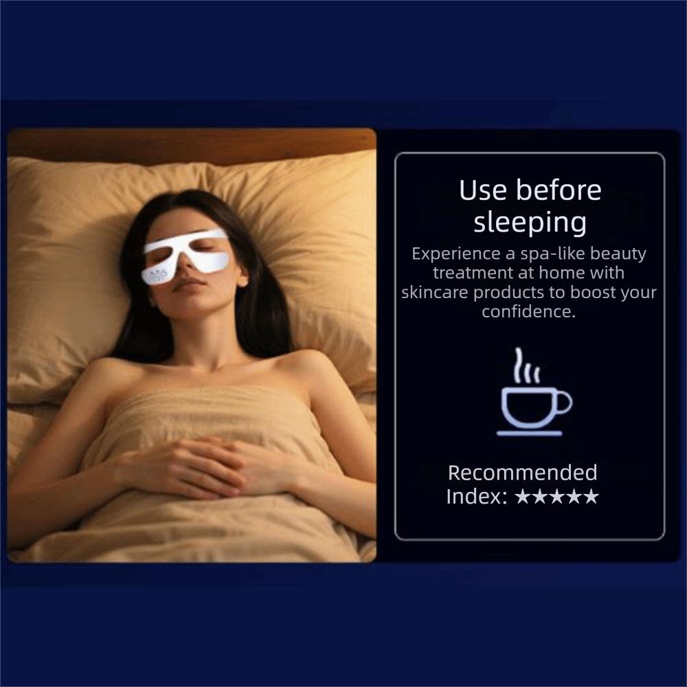 3D Surrounding Eye Massager Microcurrent Glasses Massage Beauty Machine  Eye Puffiness
