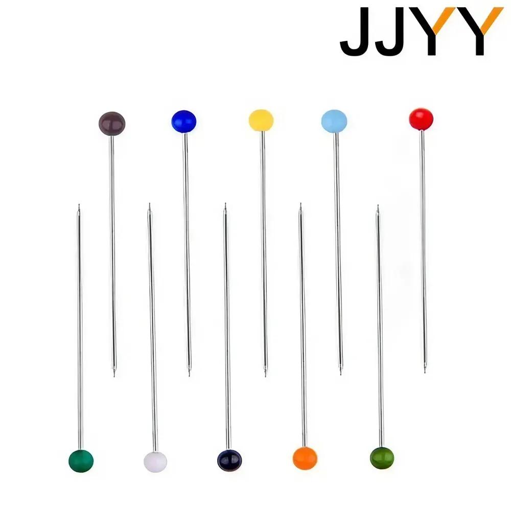 100PCS Round Pearl Head Straight Pins for Jewelry Making Dress Sewing DIY Craft Decoration