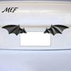 Vehicle Bat Wing Decor 1 Pair License Plate Decoration, Gothic Black for Front Rear Plates, Car Truck SUV Exterior Accessories