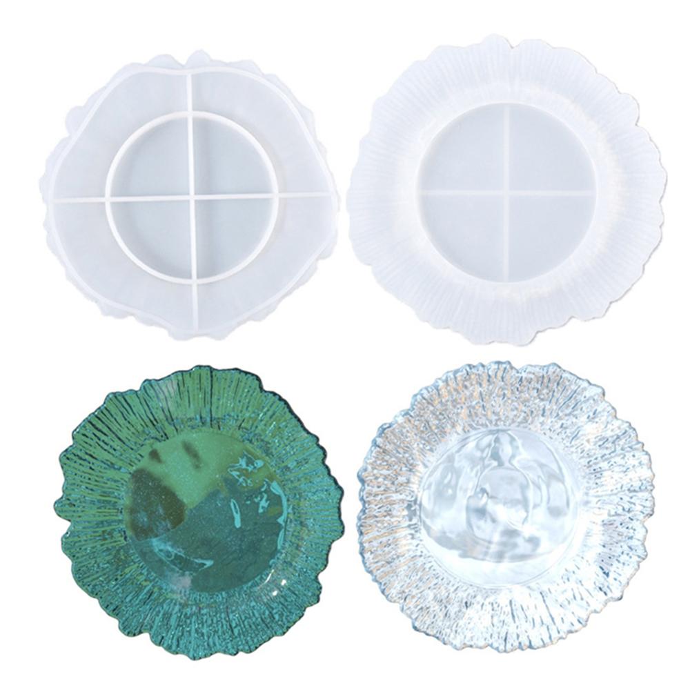 

Поднос неправильной формы волны, хрустальная пластина, смоляные формы, силиконовая форма, эпоксидная форма, держатель для ювелирных изделий, блюдо